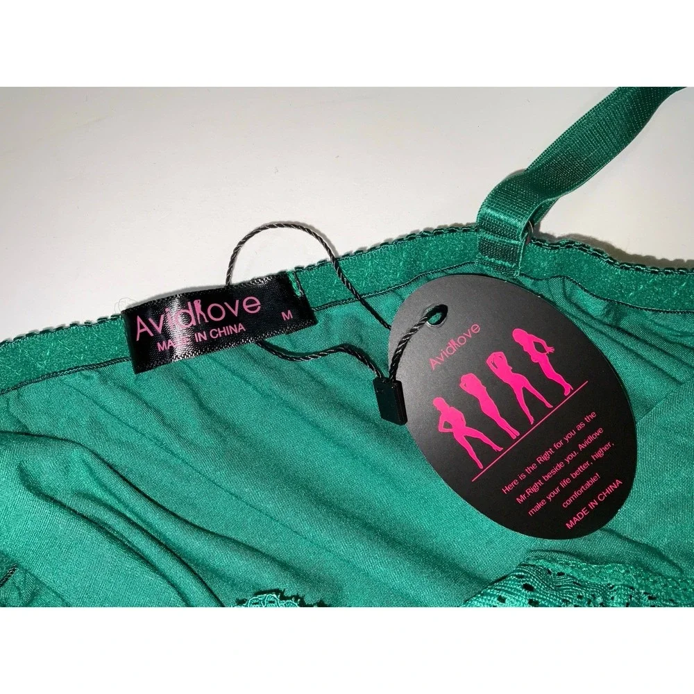 NWT‎ Women's Avid Love Camisole Pajama Lingerie Top - Kelly Green - Medium